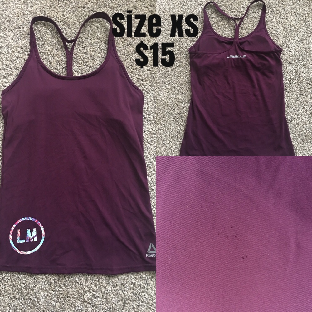 Les mills tank woth built in bra